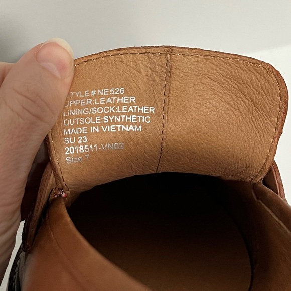 Madewell Corrine Lugsole Loafer in Dried Maple leather size 8 NEW preppy 90s - Picture 9 of 11